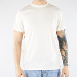 T-shirt Bianco in jersey di cotone 4030M001263210 01 MANUEL RITZ 