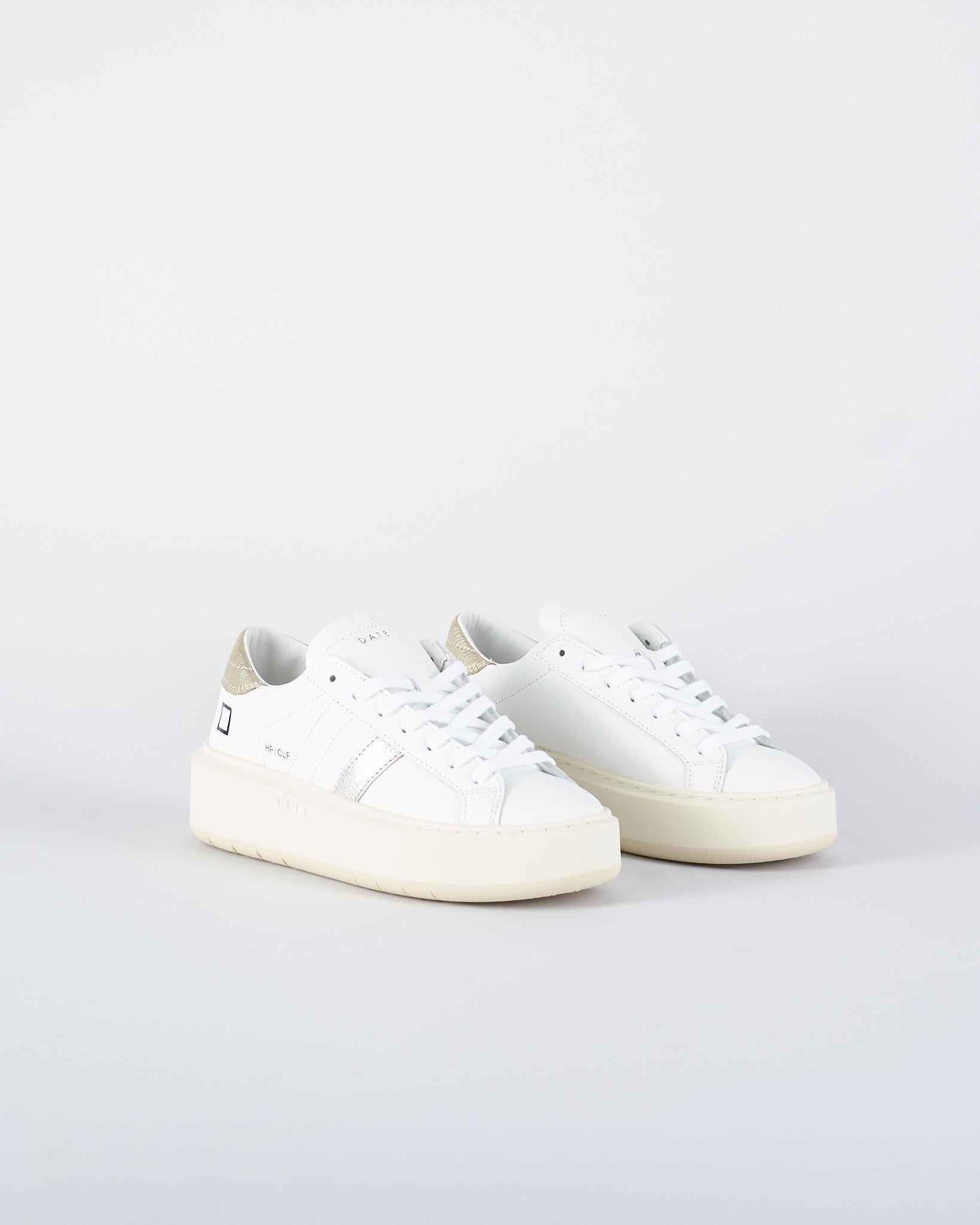 Sneakers Hill Platform Calf White-Laminated W431HPCATL TL DATE 