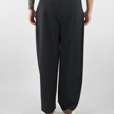 Pantalone Nero con elastico e pences Relaxed fit S6PKMAPA094 110 A PAPER KID 