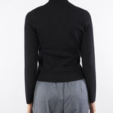 Maglia Nero con incrocio Malesia MALESIA 700 NENETTE 