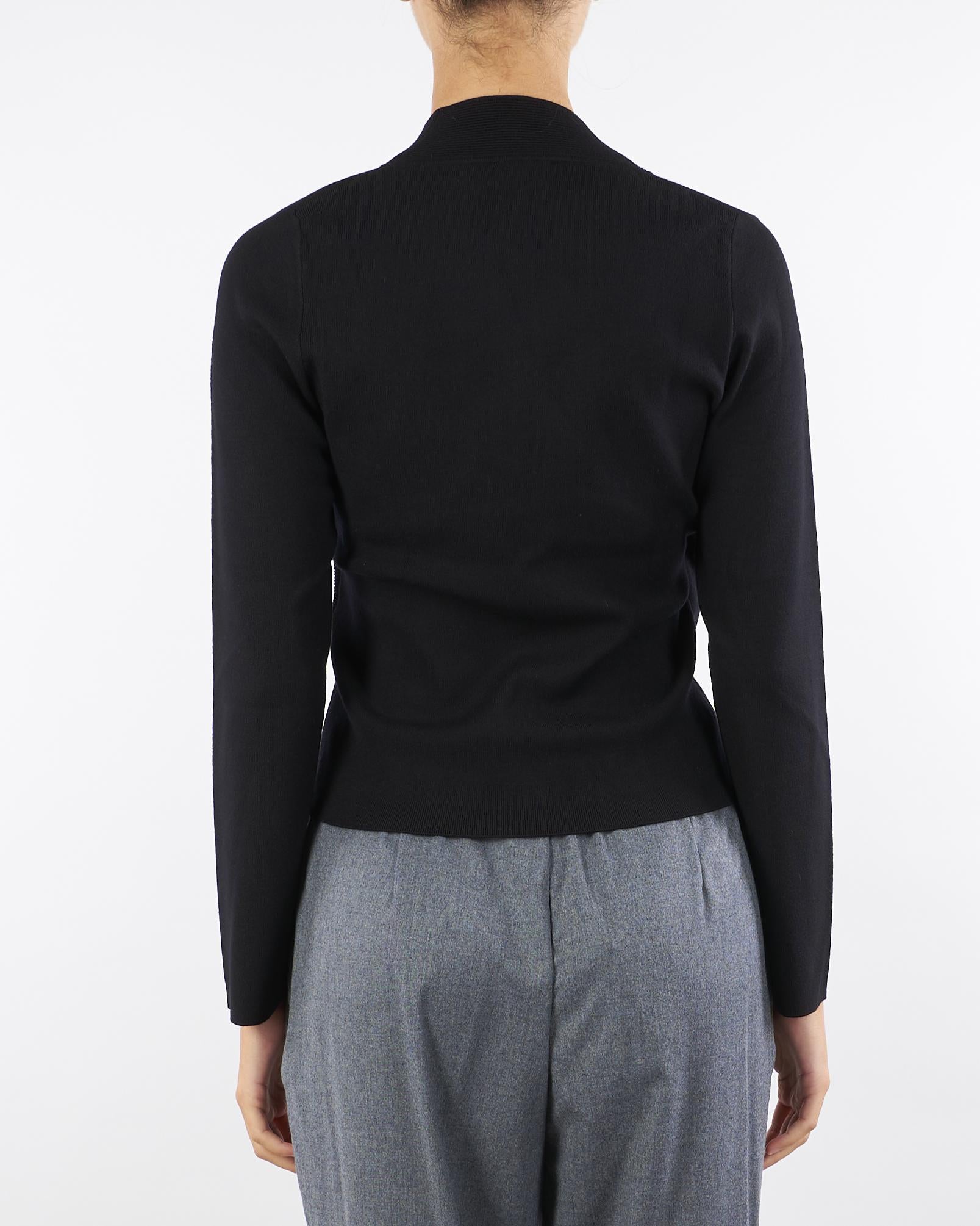 Maglia Nero con incrocio Malesia MALESIA 700 NENETTE 