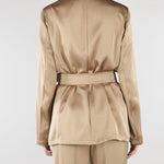 Blazer Tortora in doppio raso PBPGATTI 6 PENNY BLACK 