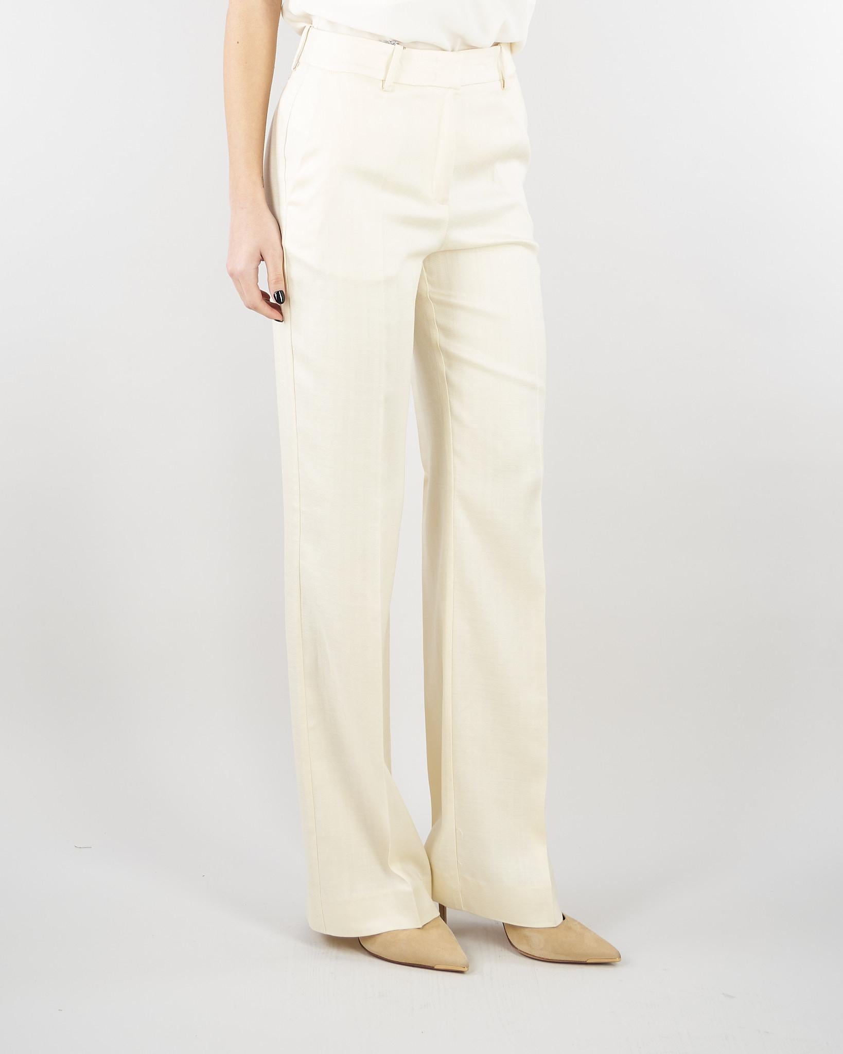 Pantaloni sartoriali Vaniglia D48EP069ER3 MF333 ERMANNO BY ERMANNO SCERVINO 