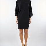 Abito Nero in maglia con ricamo D47EQ045EP2 MF099 ERMANNO BY ERMANNO SCERVINO 