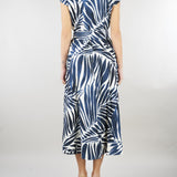 Chemisier Blu-Bianco midi in popeline PBBGIOIRE 12 PENNY BLACK 