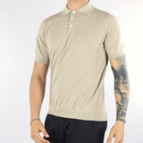 Polo Sabbia in filato di cotone