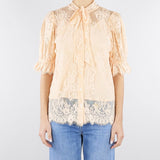 Camicia Pesca in pizzo con fiocco TP2625 11750 TWIN SET 