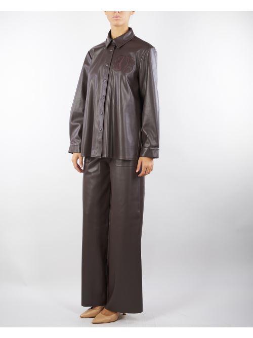 Pantalone Moka in ecopelle Eleven ELEVEN 650 NENETTE 