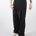 Pantalone Nero fondo ampio PA3689 9 I'M BRIAN 