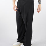 Pantalone Nero fondo ampio PA3689 9 I'M BRIAN 