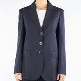 Blazer Blu in tela di lana NICE 8 MAX MARA STUDIO 