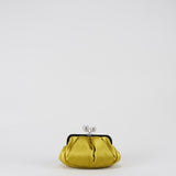Pasticcino Bag Small Lime in raso con strass