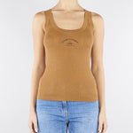Top Daino in maglia con logo TK80B61E2 AI6 ELISABETTA FRANCHI 
