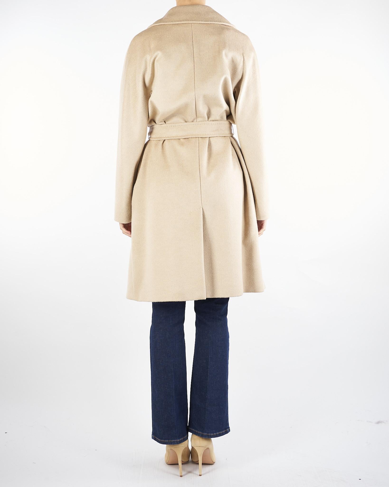 Cappotto Naturale a vestaglia in lana CORTE 2 MAX MARA WEEKEND 