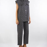 Jeans Antracite con strass PA01401TDEN0004 V00 SIMONA CORSELLINI 