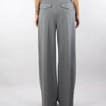 Pantalone Grigio con pences PA01301TJER0060 V0071 SIMONA CORSELLINI 