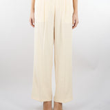 Pantalone Crema con pences M6PF03 336 MEIMEIJ 