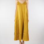 Sip dress Senape in gabardina di misto lino MLLVOLIERA 2 MARELLA 