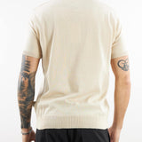 Maglia in cotone con collo a contrasto Yes London