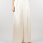 Pantalone Champagne in satin wide leg SS260349 36 ELEH 