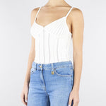 Body Avorio in maglia à jour BK85B62E2 360 ELISABETTA FRANCHI 