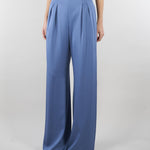 Pantalone Avio in satin leggero MSEDIVO 8 MAX MARA STUDIO 