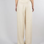 Pantalone Burro in tela di lino MSTMATERIA 7 MAX MARA STUDIO 