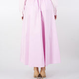 Gonna Rosa lunga in taffetà