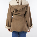 Cappotto corto Terra in double mistolana mélange<BR/> PM0165150975 220 SEVENTY 