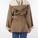 Cappotto corto Terra in double mistolana mélange<BR/> PM0165150975 220 SEVENTY 