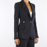 Giacca Nero in crêpe leggero con dettagli gioiello GI17556E2 110 ELISABETTA FRANCHI 