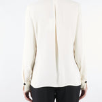 Camicia Milk in georgette con foulard CA09356E2 DZ9 ELISABETTA FRANCHI 