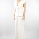 Giacca Burro in cady senza maniche con ampio scollo GI01401TVIS0026 V0359 SIMONA CORSELLINI 