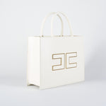 Borsa Tote grande Milk con logo BS32A56E2 DZ9 ELISABETTA FRANCHI 
