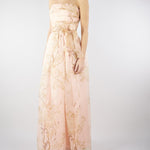 Abito Cipria in organza di seta stampata MSEDOMINIO 3 MAX MARA STUDIO 