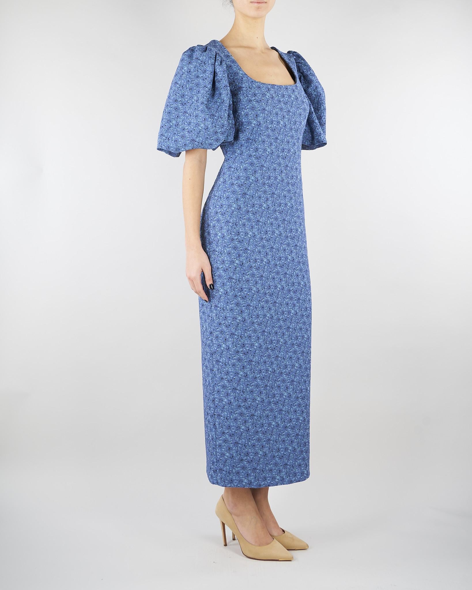 Abito Avio lungo in cloqué jacquard MSEQUIZ 2 MAX MARA STUDIO 