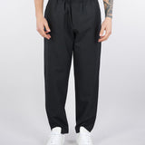 Pantalone Kim Coulisse Nero con elastico in vita relaxed fit