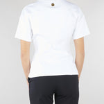 T-shirt Gesso con bottoni gold MA00461E2 270 ELISABETTA FRANCHI 