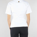 T-shirt Gesso con bottoni gold MA00461E2 270 ELISABETTA FRANCHI 