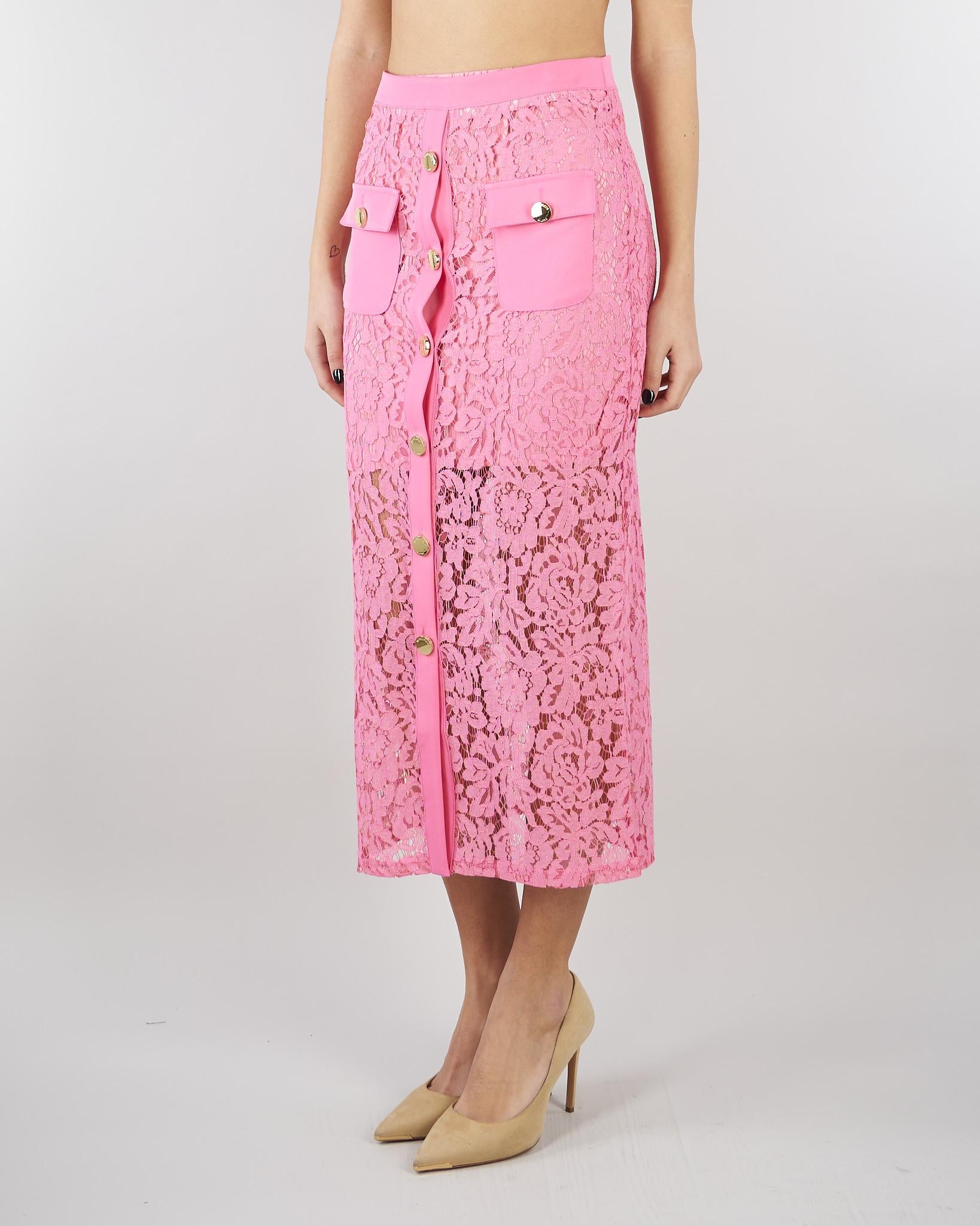 Gonna Rosa in pizzo NS109 50 NO SECRETS 