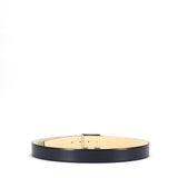 Cintura in pelle con fibbia logo Daniele Alessandrini