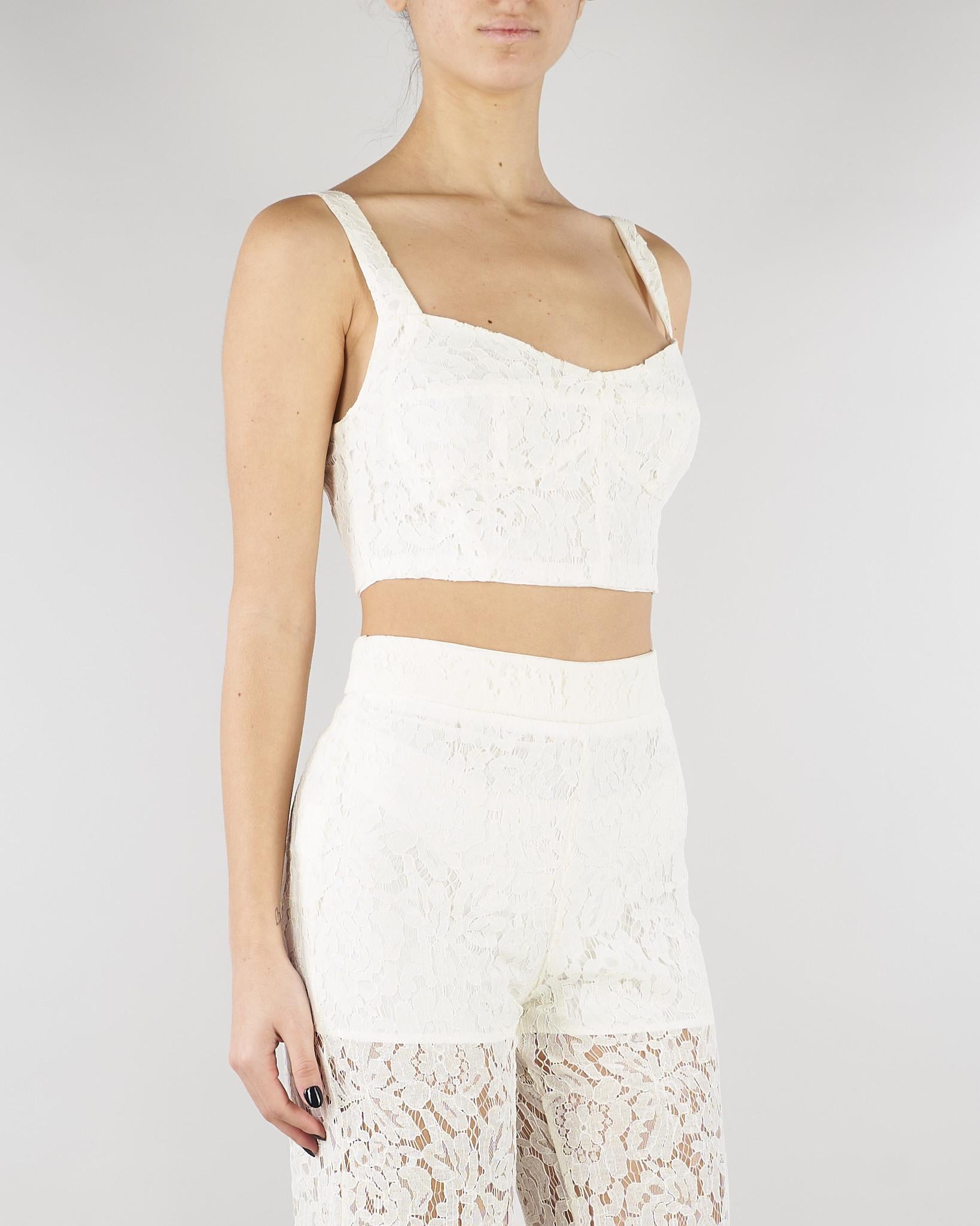 Top Panna in pizzo NS211 02 NO SECRETS 