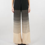 Pantalone Yoda Crema-Nero in maglia YODA 810 NENETTE 