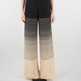 Pantalone Yoda Crema-Nero in maglia YODA 810 NENETTE 