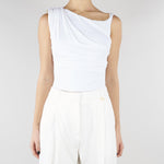 Body Avorio in jersey con spalla gioiello BO01361E2 360 ELISABETTA FRANCHI 