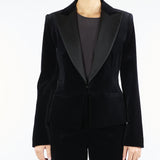 Giacca smoking Nero in velluto EOLIE 7 MAX MARA STUDIO 