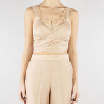 Top Beige con pizzo RA6064T486A 61212 BLUGIRL 