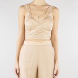 Top Beige con pizzo RA6064T486A 61212 BLUGIRL 