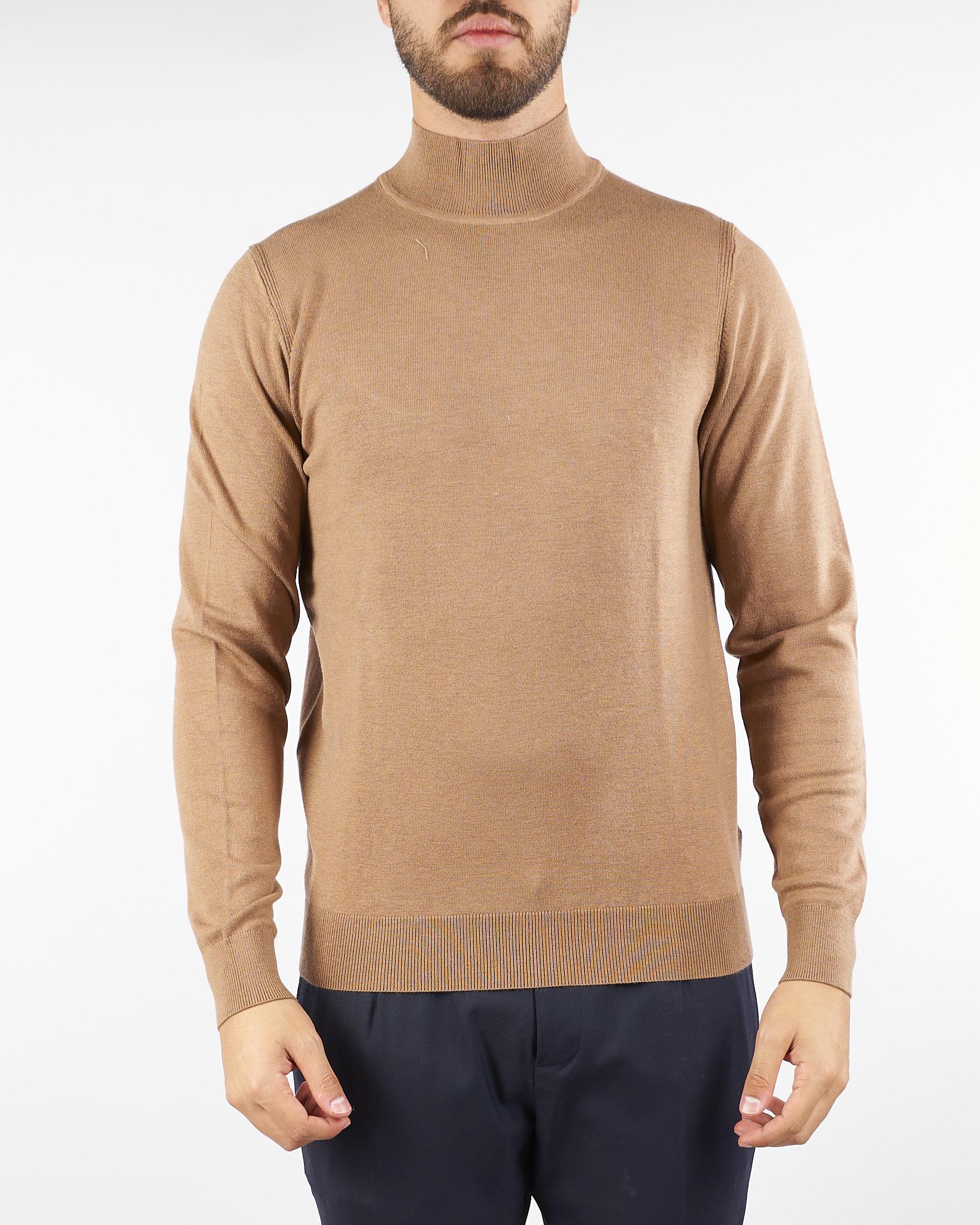 Maglia lupetto Cammello in misto lana DK97014 55 DIKTAT 