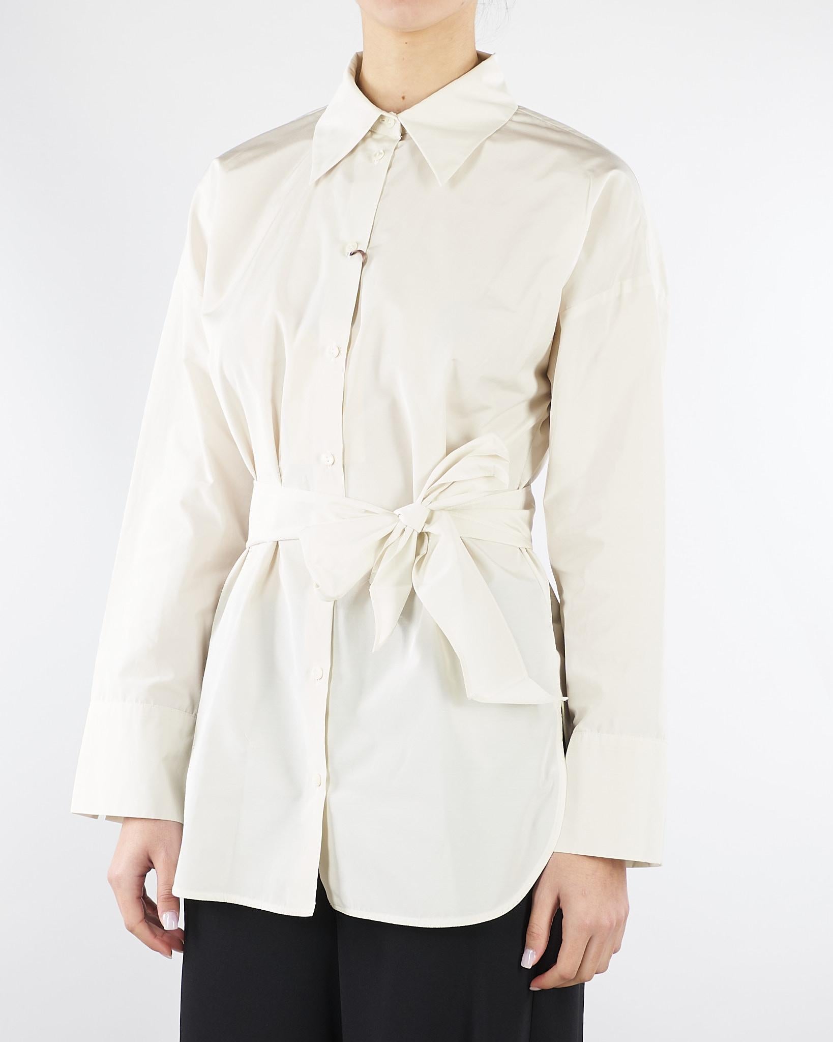 Camicia Panna in taffettà PBPORIGINE 1 PENNY BLACK 
